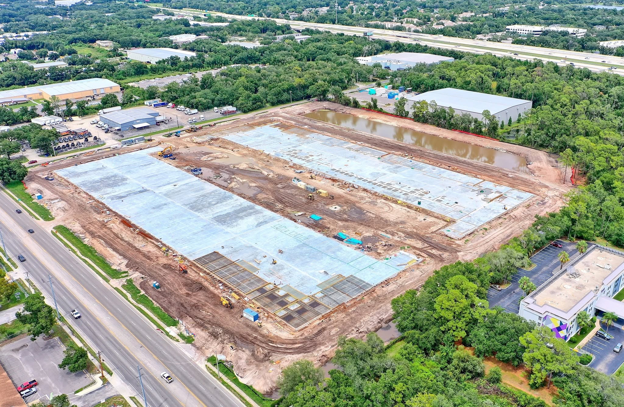 500 S Falkenburg project site development progress