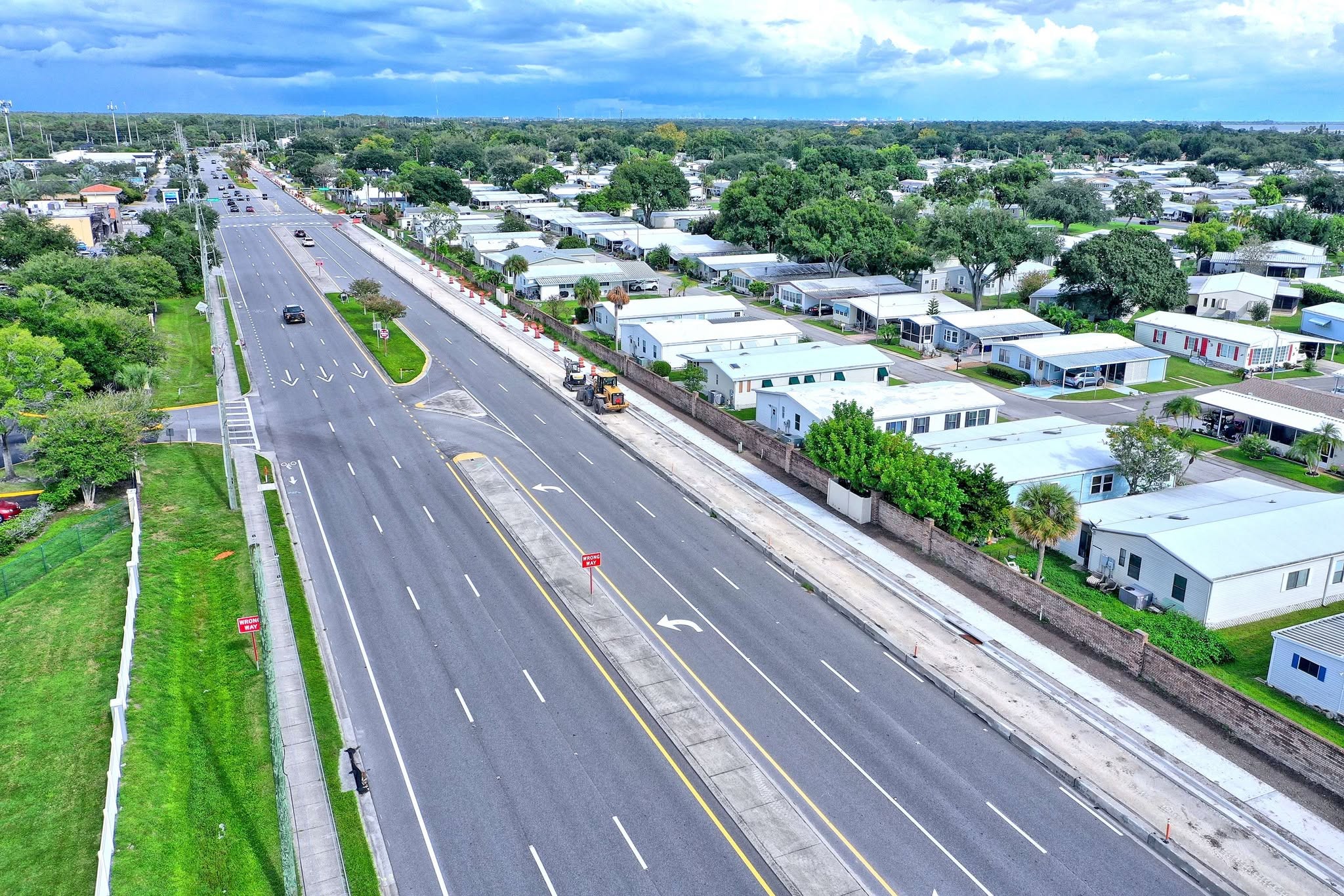 Burgess Civil FDOT infrastructure construction along Curlew Road